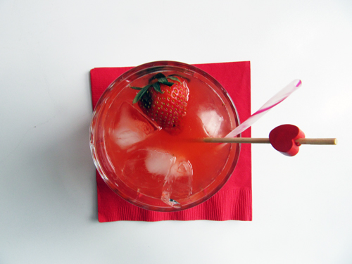 Strawberry Rhubarb Vodka // take a megabite
