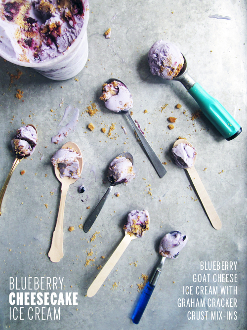 Blueberry Cheesecake Ice Cream // take a megabite