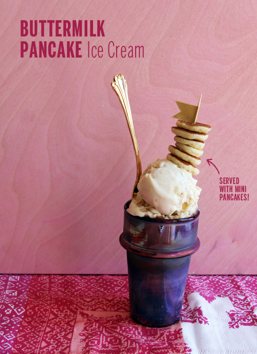 Buttermilk Pancake Ice Cream // take a megabite