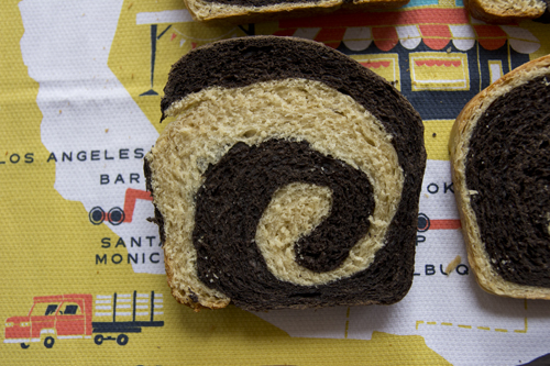 Chocolate Peanut Butter Swirl Bread // take a megabite