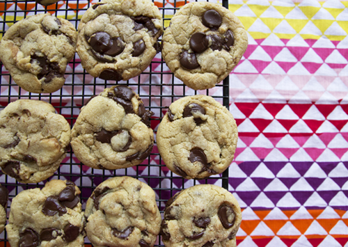 Thick and Chewy Chocolate Chip Cookies with Brown Butter // take a megabite