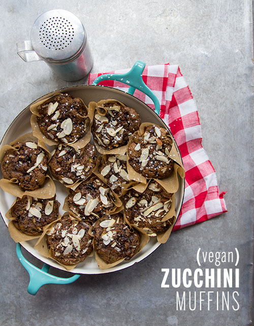 Vegan Zucchini Muffins // take a megabite