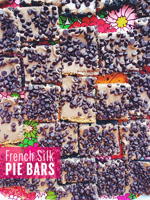 French Silk Pie Bars Take a Megabite