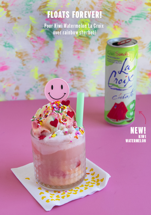 La Croix Giveaway // Snow Cone! Popsicles! Floats Take a Megabite