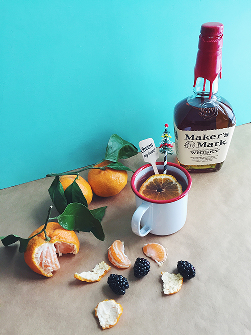 Blackberry Maple Hottie Toddy (AKA Maker’s Mark Hot Tea Toddy) Take a