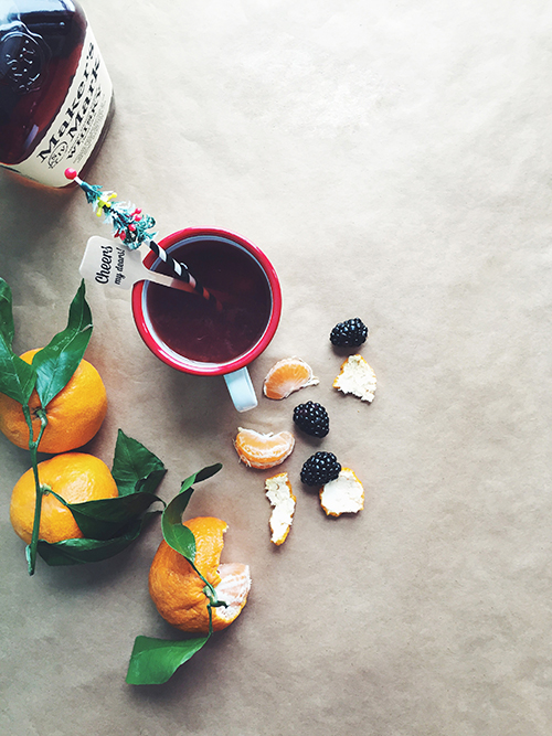 Blackberry Maple Hottie Toddy (AKA Maker’s Mark Hot Tea Toddy) Take a